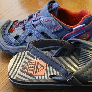 Little boys sandels and flip flop lot